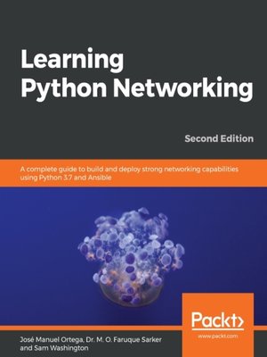 cover image of Learning Python Networking